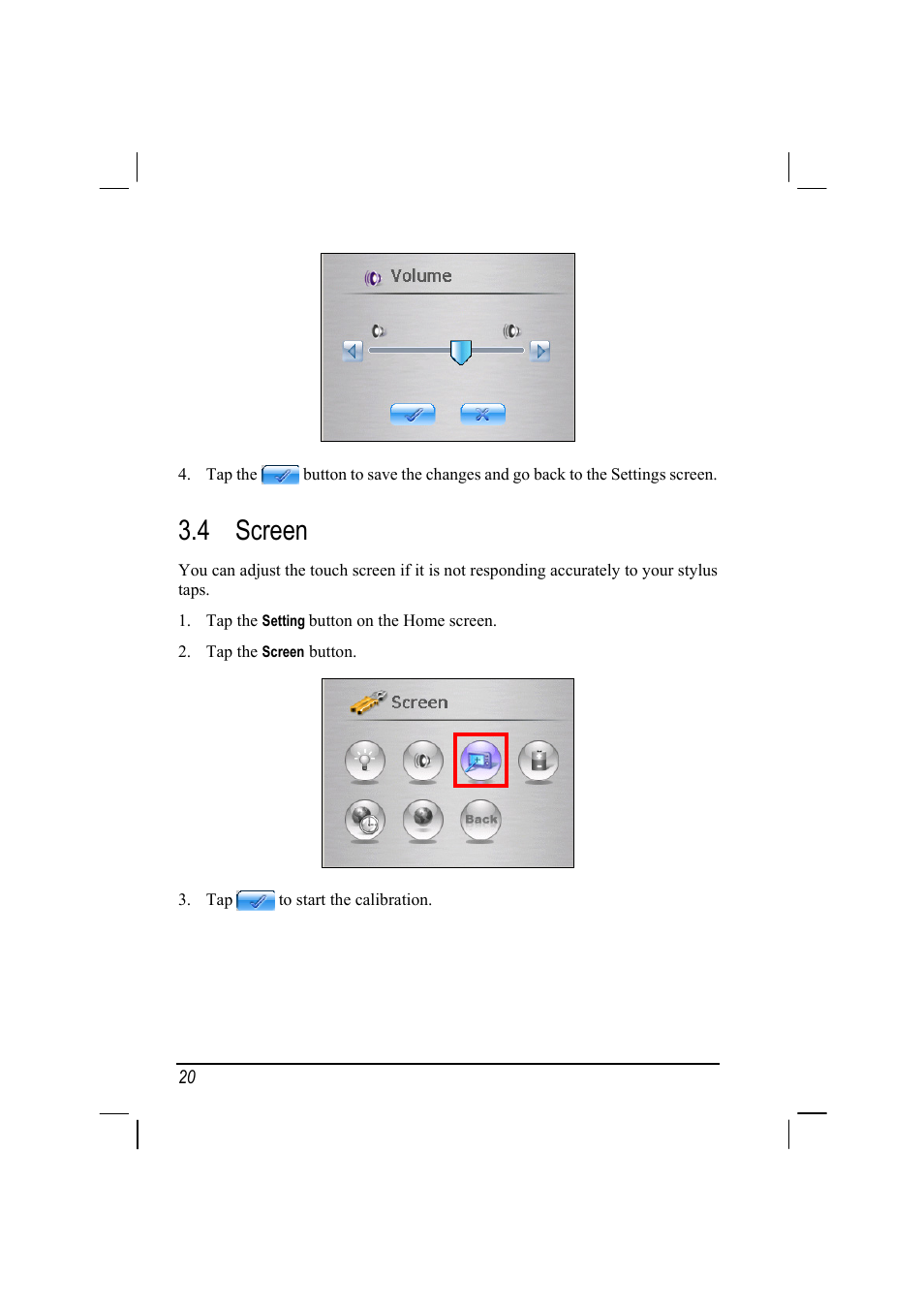 Screen, 4 screen | Mio 268 User Manual | Page 28 / 64
