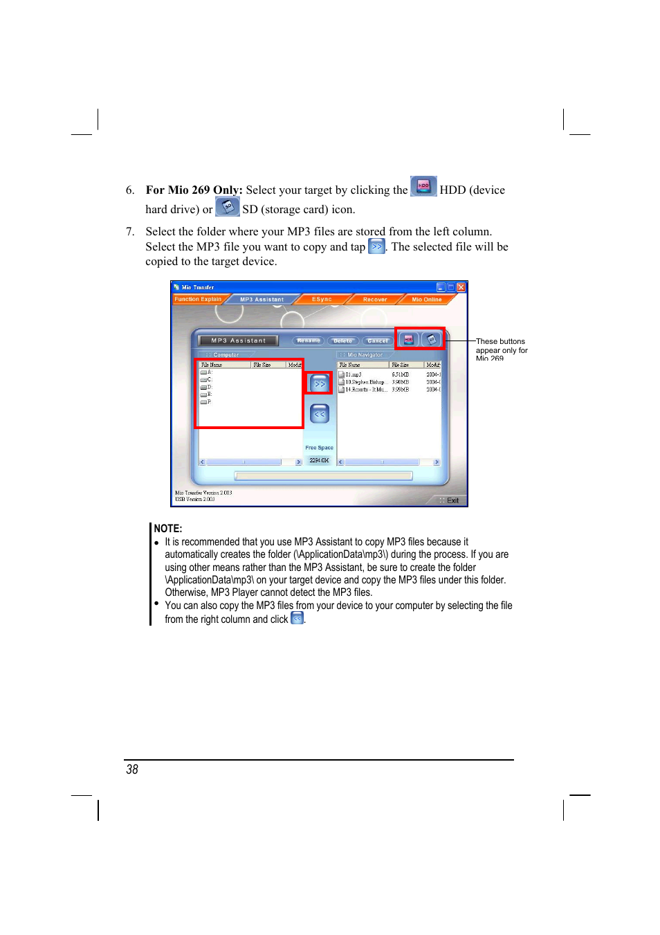 Mio 268 User Manual | Page 46 / 64