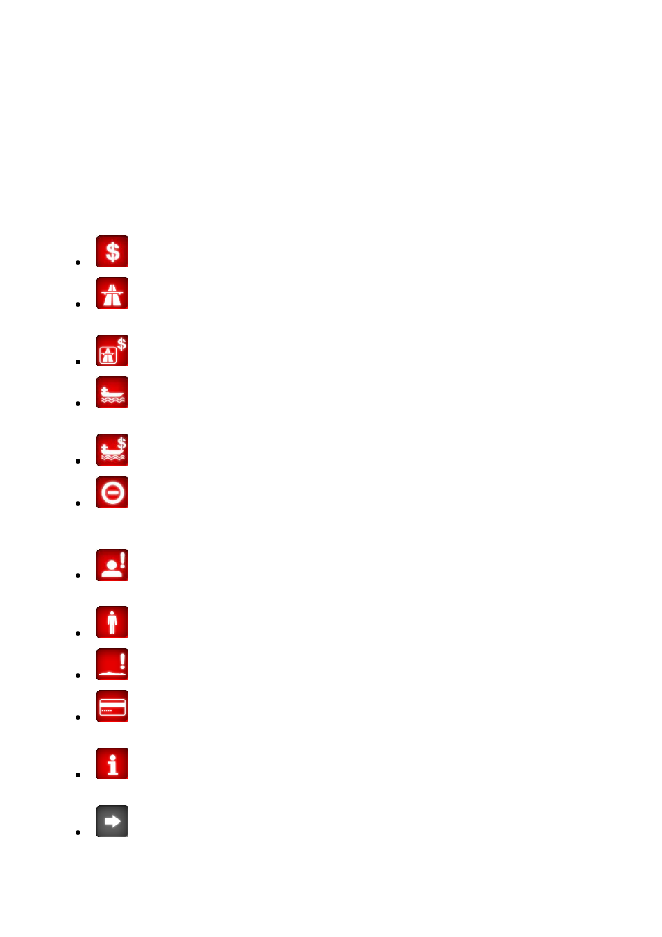 Warning icons, 2 warning icons | Mio A701 User Manual | Page 37 / 91