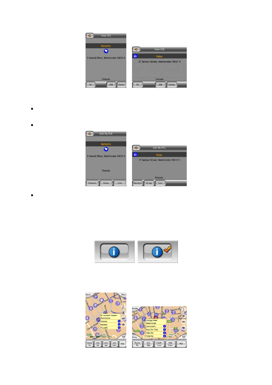 Popup information (switch), 4 popup, Information (switch) | Mio A701 User Manual | Page 43 / 91