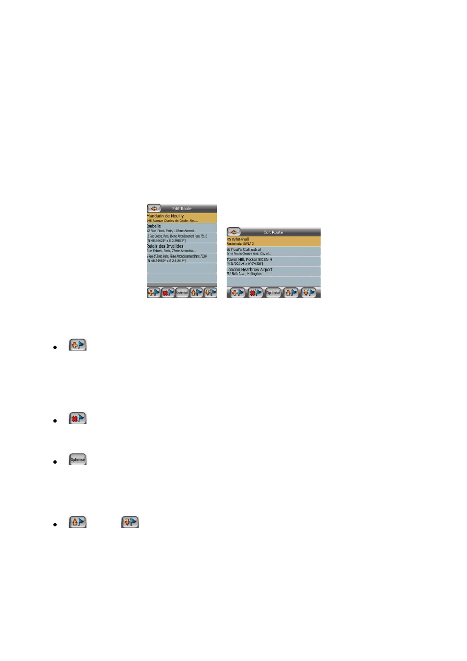 Edit, Info, 5 edit 4.5.3.6 info | Mio A701 User Manual | Page 50 / 91