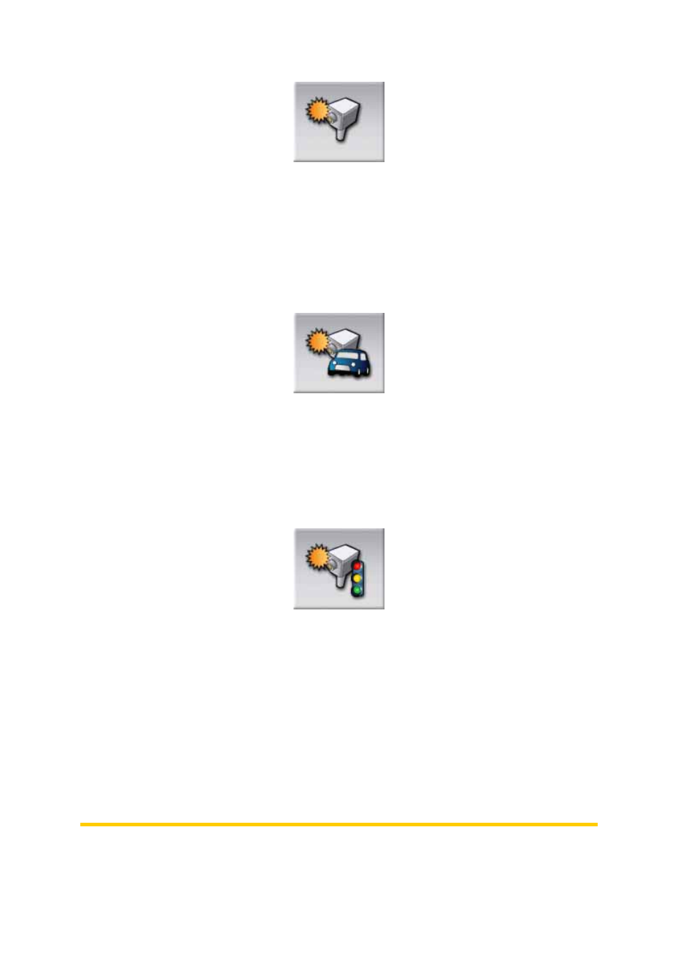 Mobile cameras, Built-in cameras, Section control cameras | Control cameras | Mio A701 User Manual | Page 52 / 91