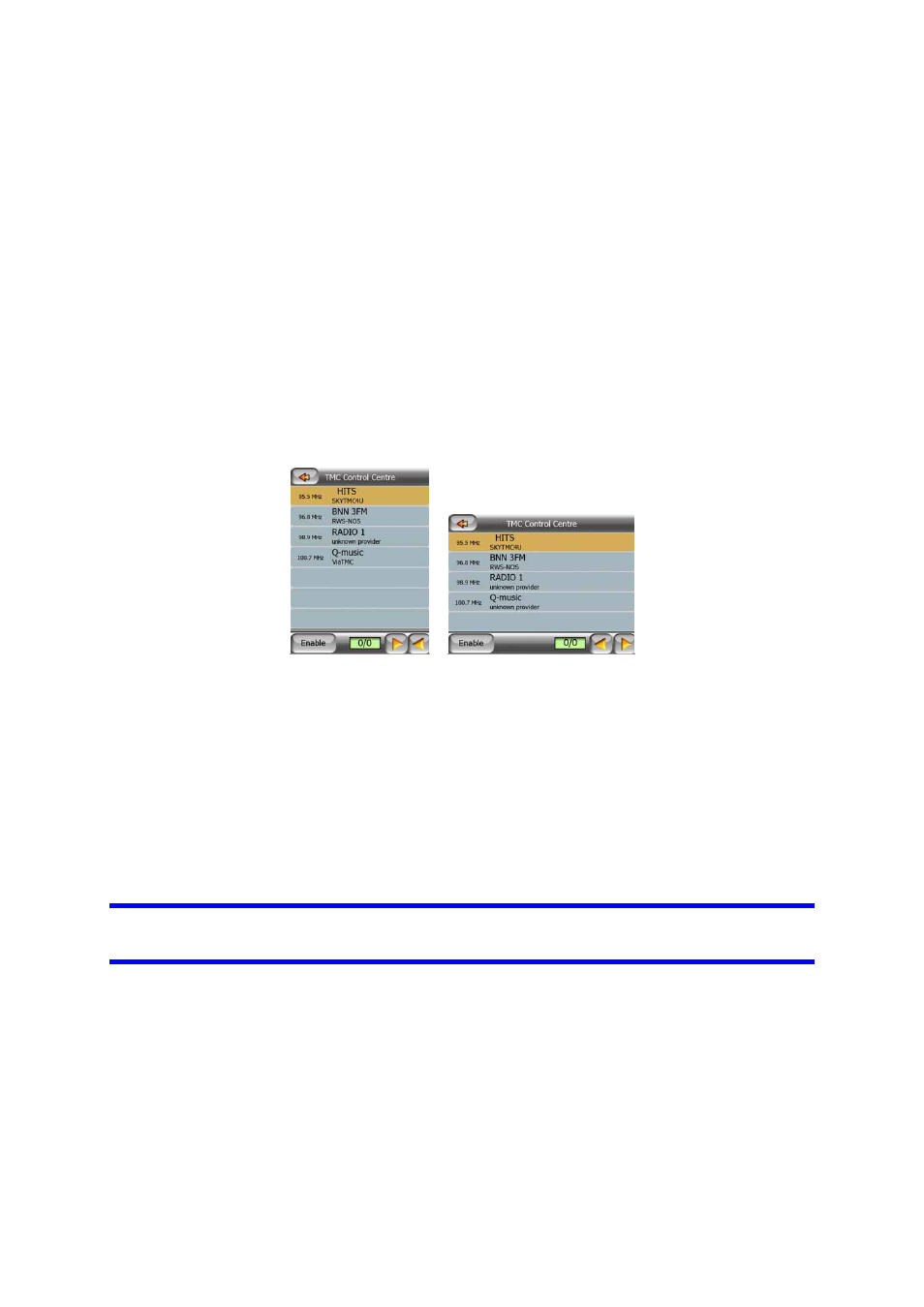 Exclude selected station, Show excluded stations, Sorts events by distance / type | Use traffic information, Recalculate to avoid traffic, 2 exclude, Selected station, 3 show, Excluded stations, 4 sorts | Mio A701 User Manual | Page 56 / 91