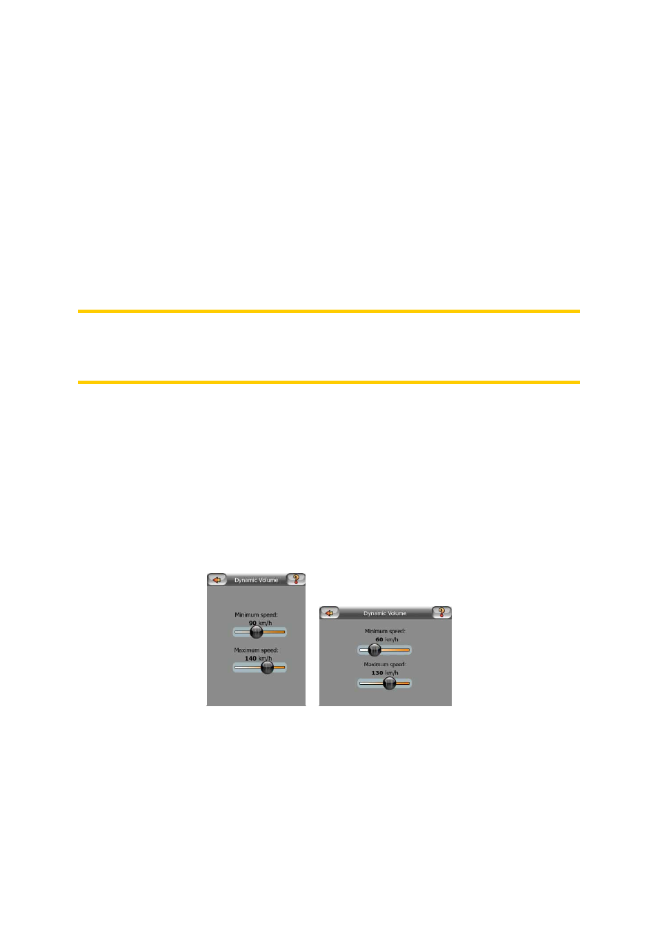 Voice guidance volume/switch, Key sound volume/switch, Dynamic volume | Attention tone, 2 voice, Guidance volume/switch, 3 key, Sound, Volume/switch, 4 dynamic volume 6.2.5 attention tone | Mio A701 User Manual | Page 74 / 91