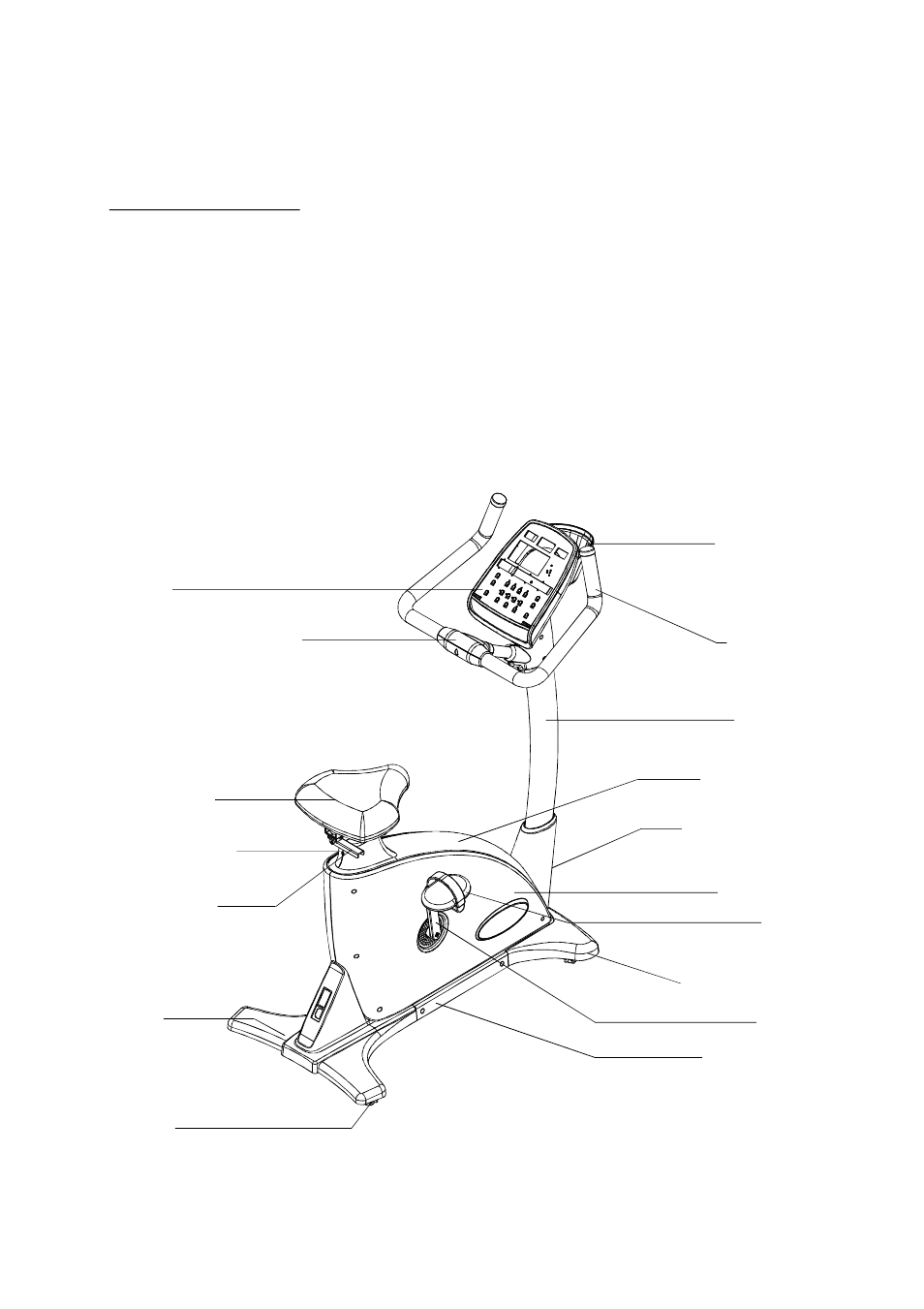Sportsart c520u upright bike introduction | Mio Upright Bike C520U User Manual | Page 2 / 27