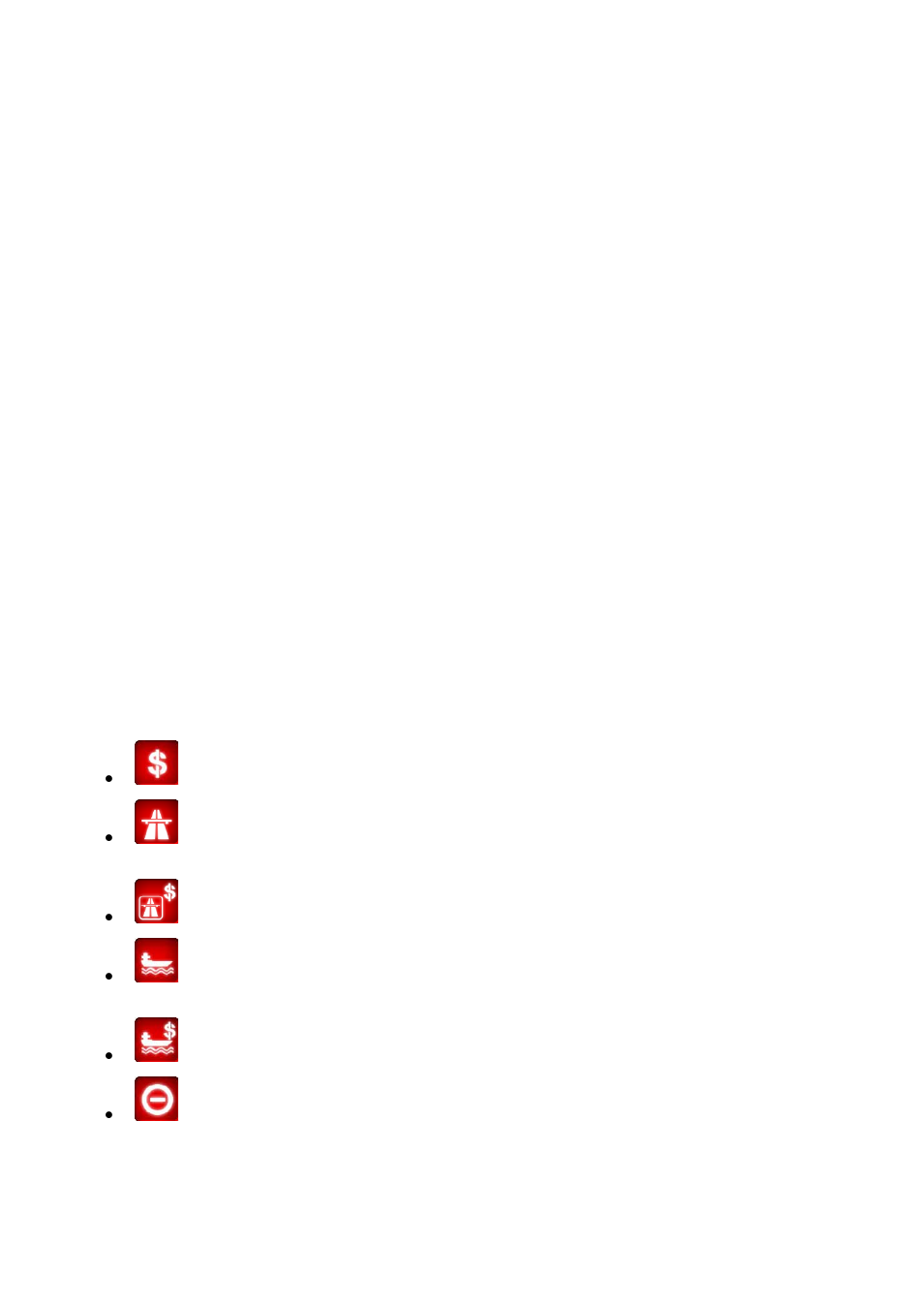 Estimated arrival, Destination / via point, Warning icons | 2 warning icons | Mio C710 User Manual | Page 33 / 84