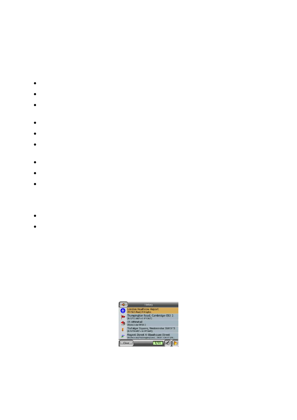 An example for a full address search, Find in history, 4 an example for a full address search | 2 find, In history | Mio C710 User Manual | Page 58 / 84