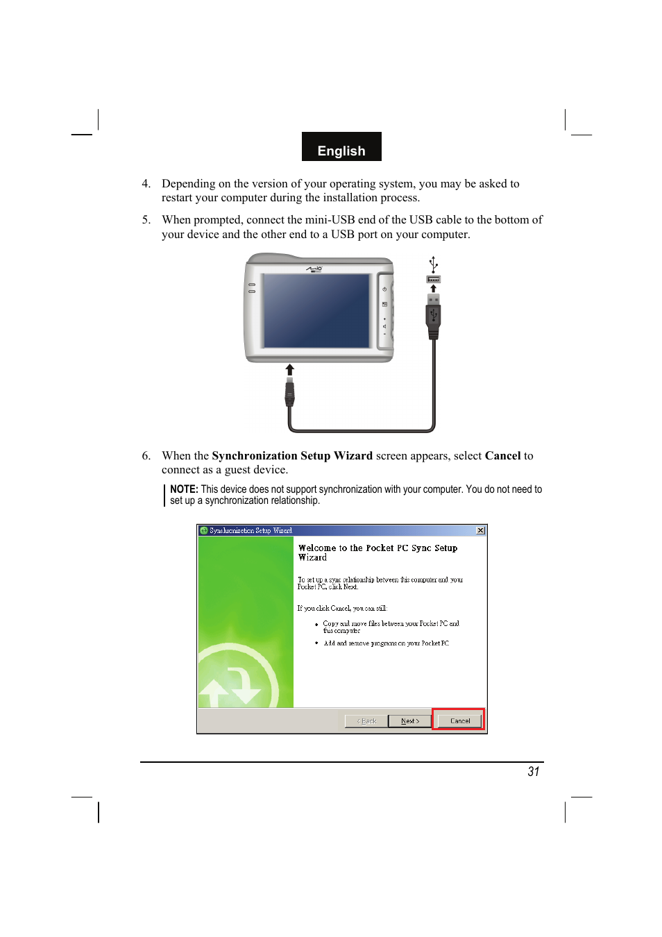 Mio C310 User Manual | Page 37 / 48