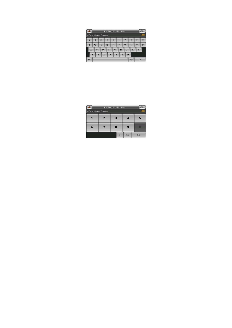 The numeric keyboard | Mio MioMap v3.3 C320 User Manual | Page 15 / 93