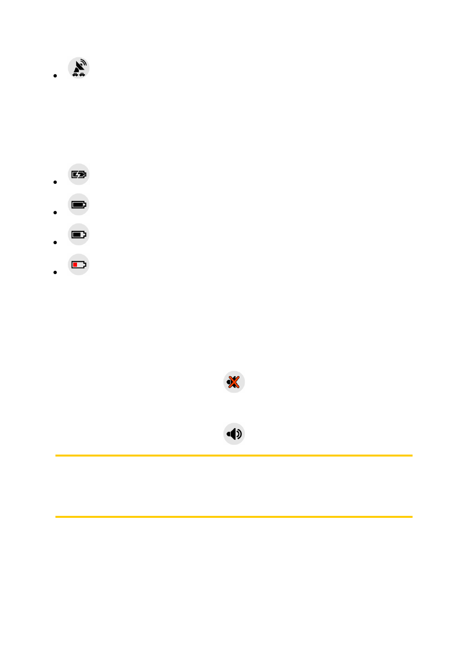 Battery status (no. 12), Sound muting (no. 13), Track log recording/playback indicator (no. 14) | Mio MioMap v3.3 C320 User Manual | Page 30 / 93