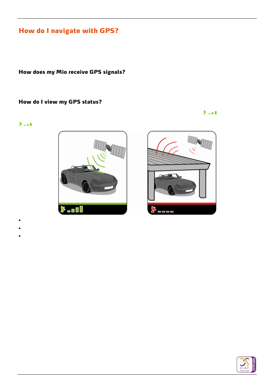 How do i navigate with gps | Mio 300-Series User Manual | Page 18 / 132