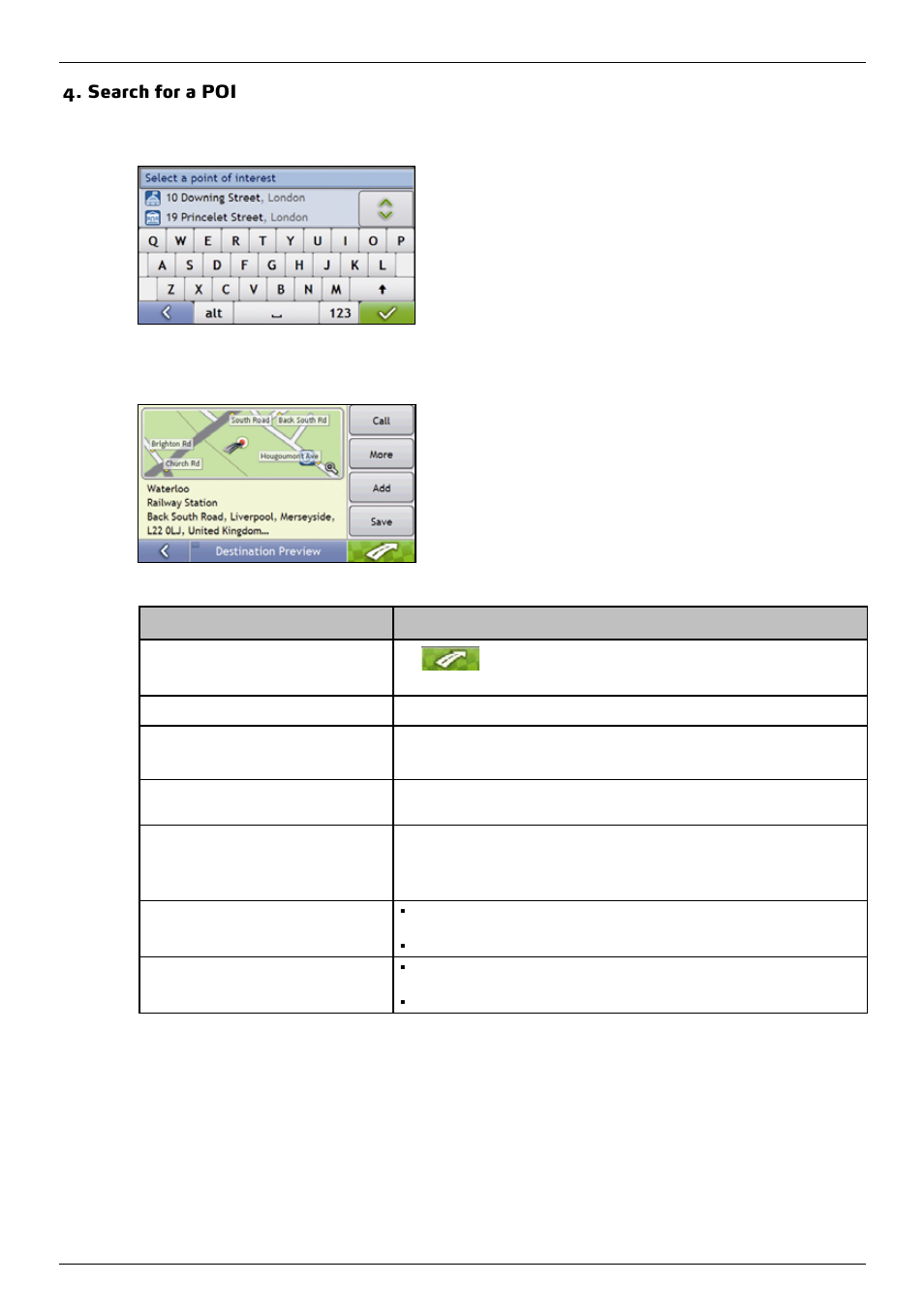 Search for a poi | Mio 300-Series User Manual | Page 31 / 132