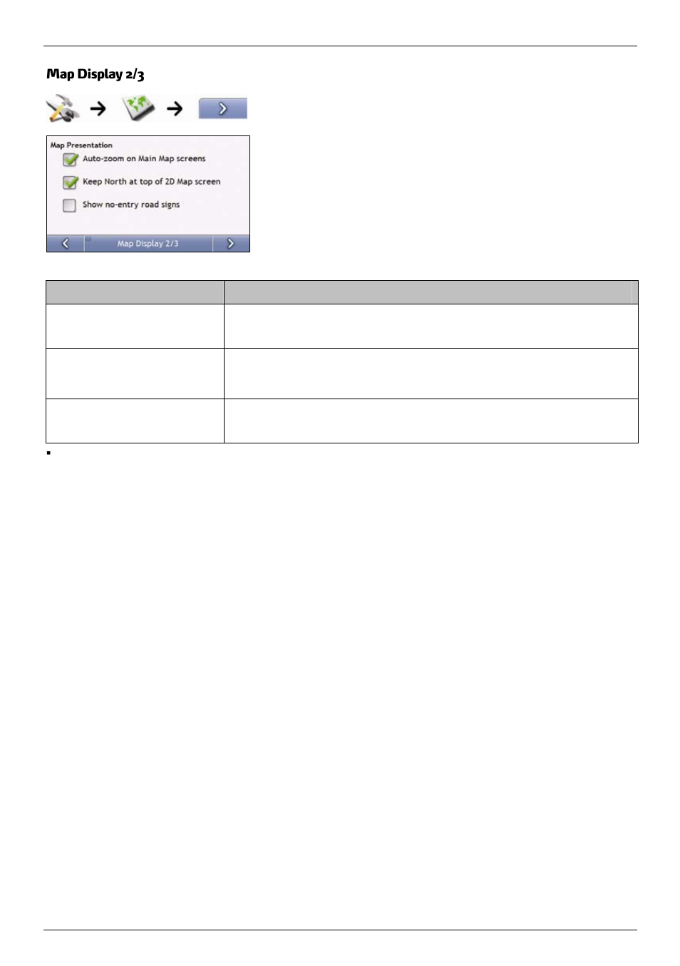 Map display 2/3 | Mio 300-Series User Manual | Page 79 / 132