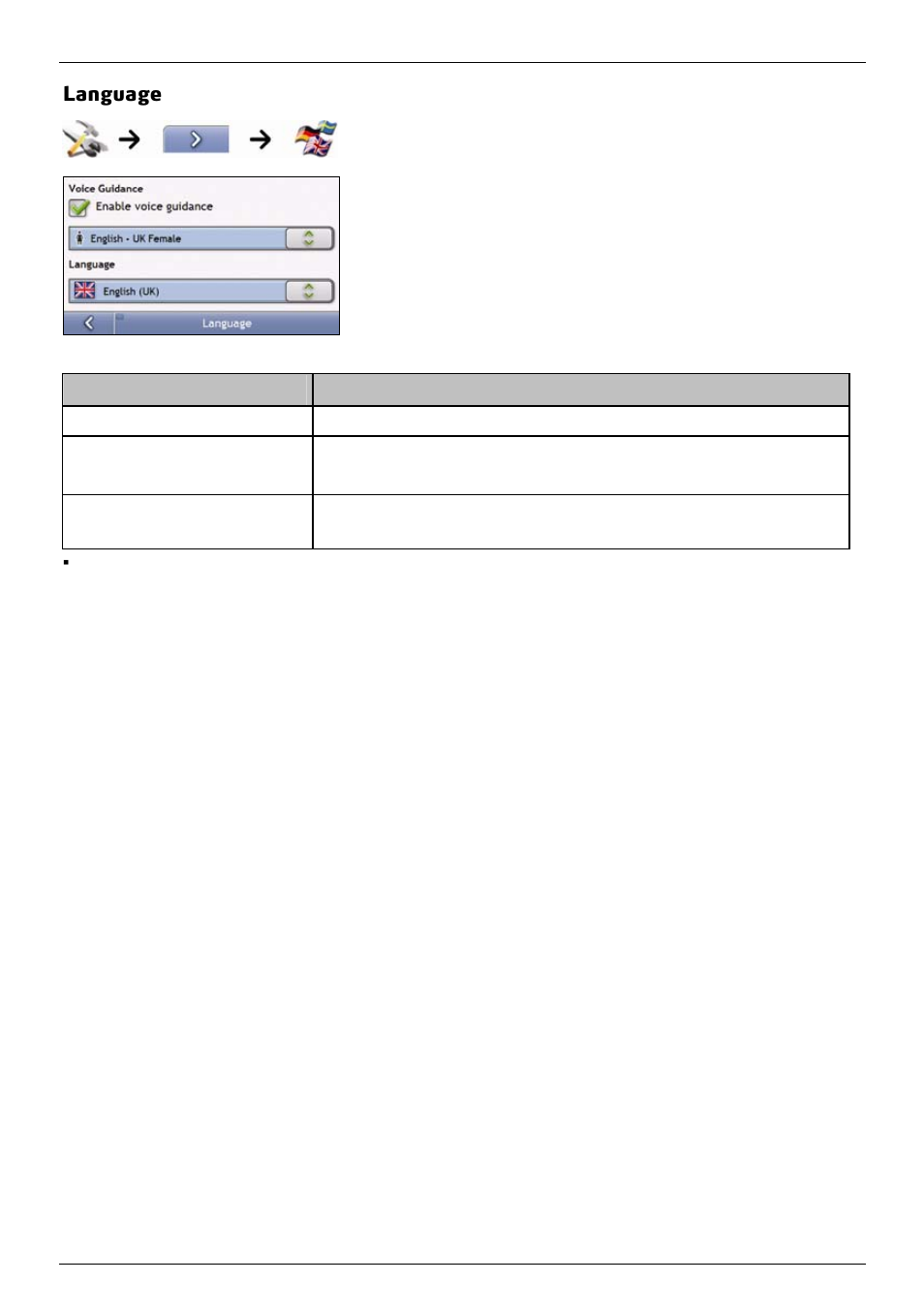 Language | Mio 300-Series User Manual | Page 87 / 132