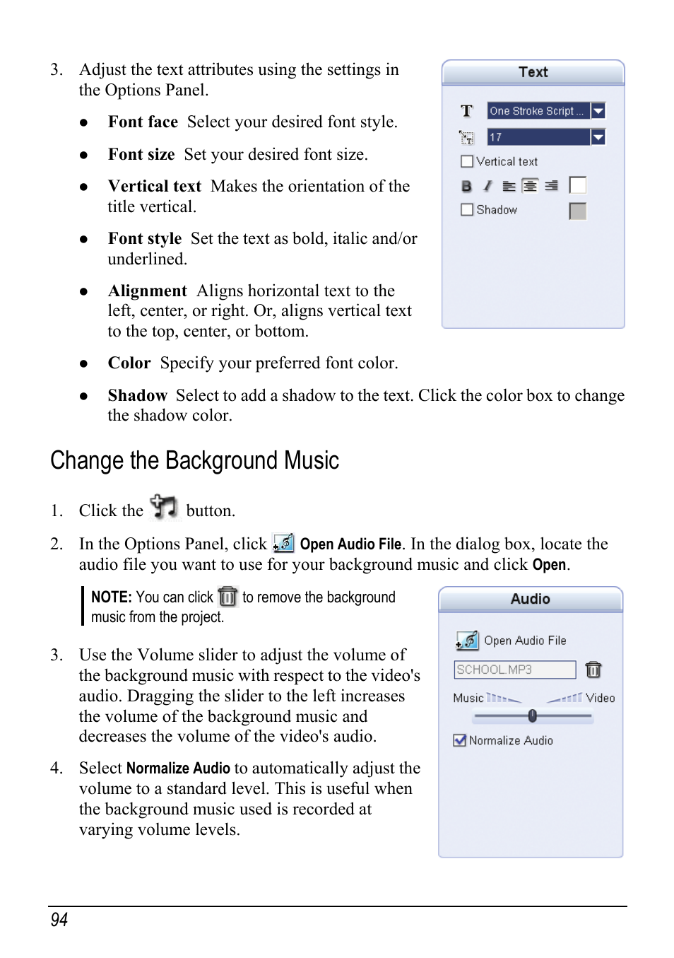 Change the background music | Mio H610 User Manual | Page 102 / 110