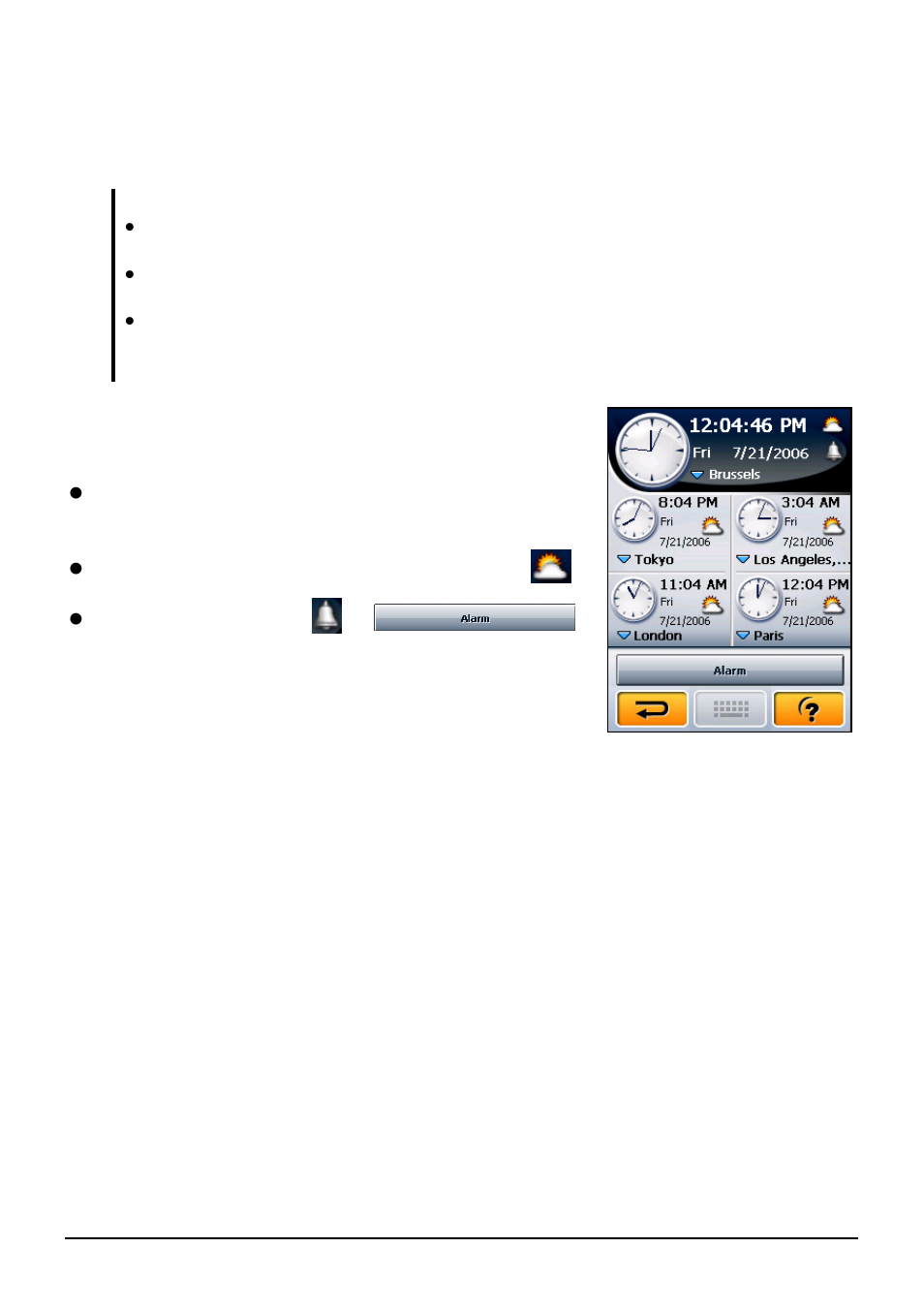 2 clocks, Clocks | Mio H610 User Manual | Page 29 / 110