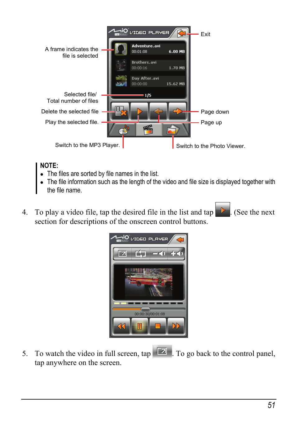 Mio H610 User Manual | Page 59 / 110