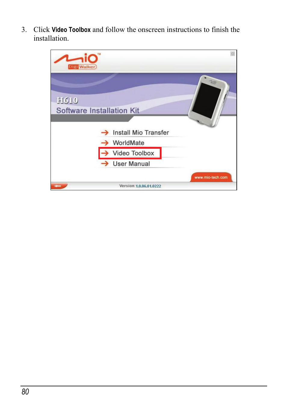 Mio H610 User Manual | Page 88 / 110