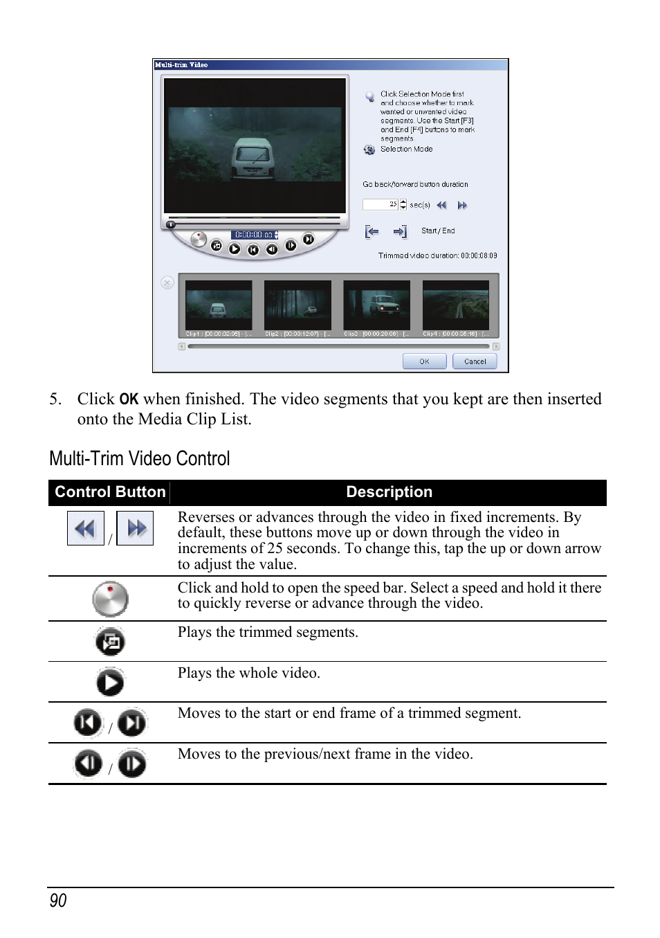Multi-trim video control | Mio H610 User Manual | Page 98 / 110