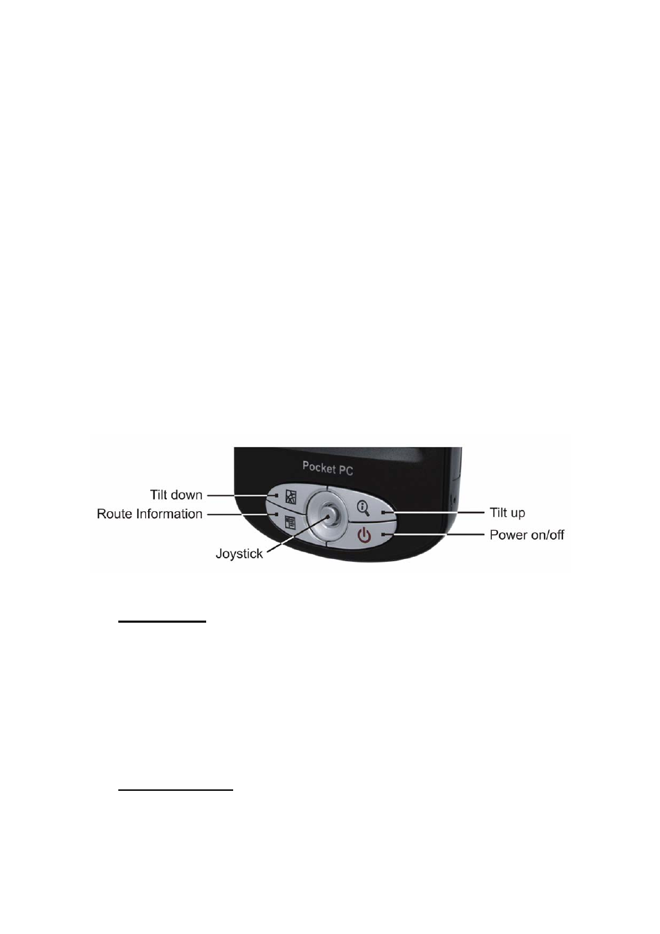 3 operating mio map (controls), 1 hardware buttons, 1 power on/off | 2 tilt up and down, 3operating mio map (controls) | Mio P350 User Manual | Page 13 / 105