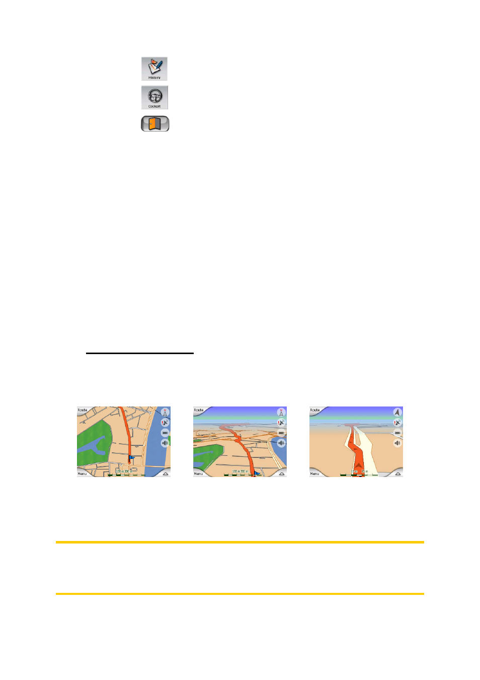 2 the map, 1 2d and 3d map views | Mio P350 User Manual | Page 20 / 105