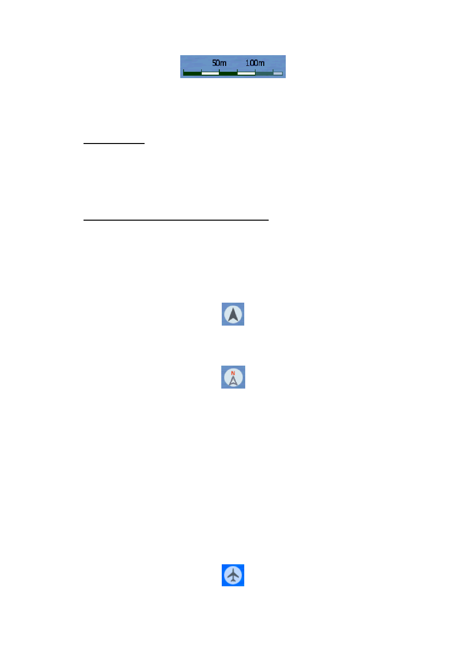 7 menu (no. 9), 8 map orientation and overview (no. 10), 8) will a | Mio P350 User Manual | Page 32 / 105