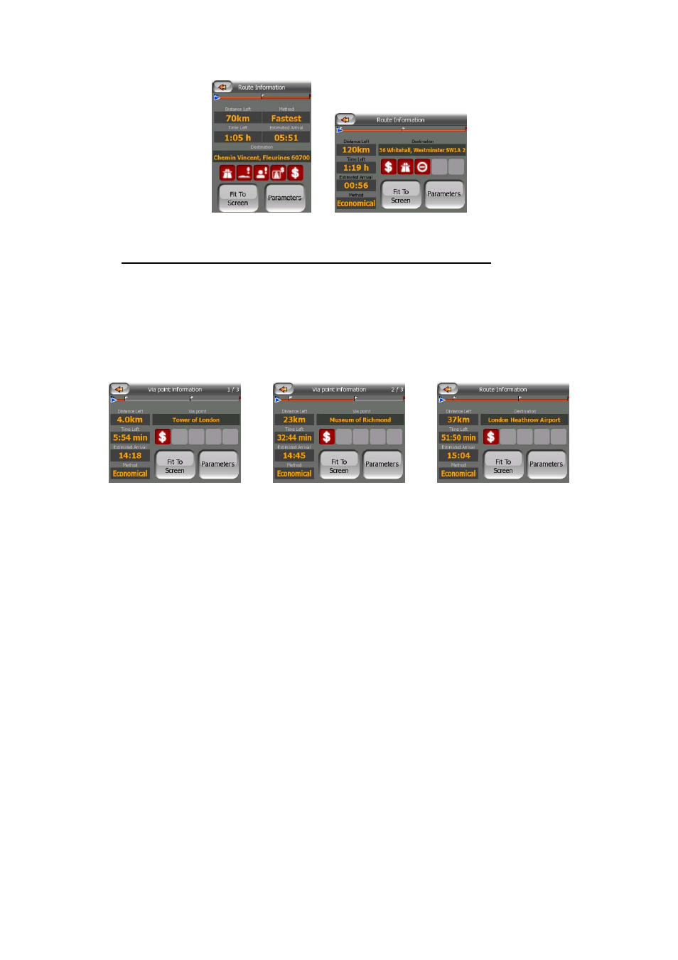 1 route line | Mio P350 User Manual | Page 41 / 105