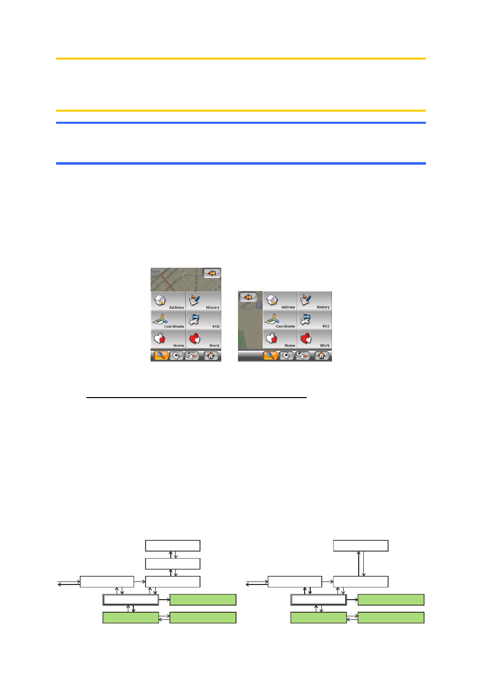 3 using the find menu, 1 find an address, street, intersection or city, 3), the new cursor is shown on the | Mio P350 User Manual | Page 66 / 105