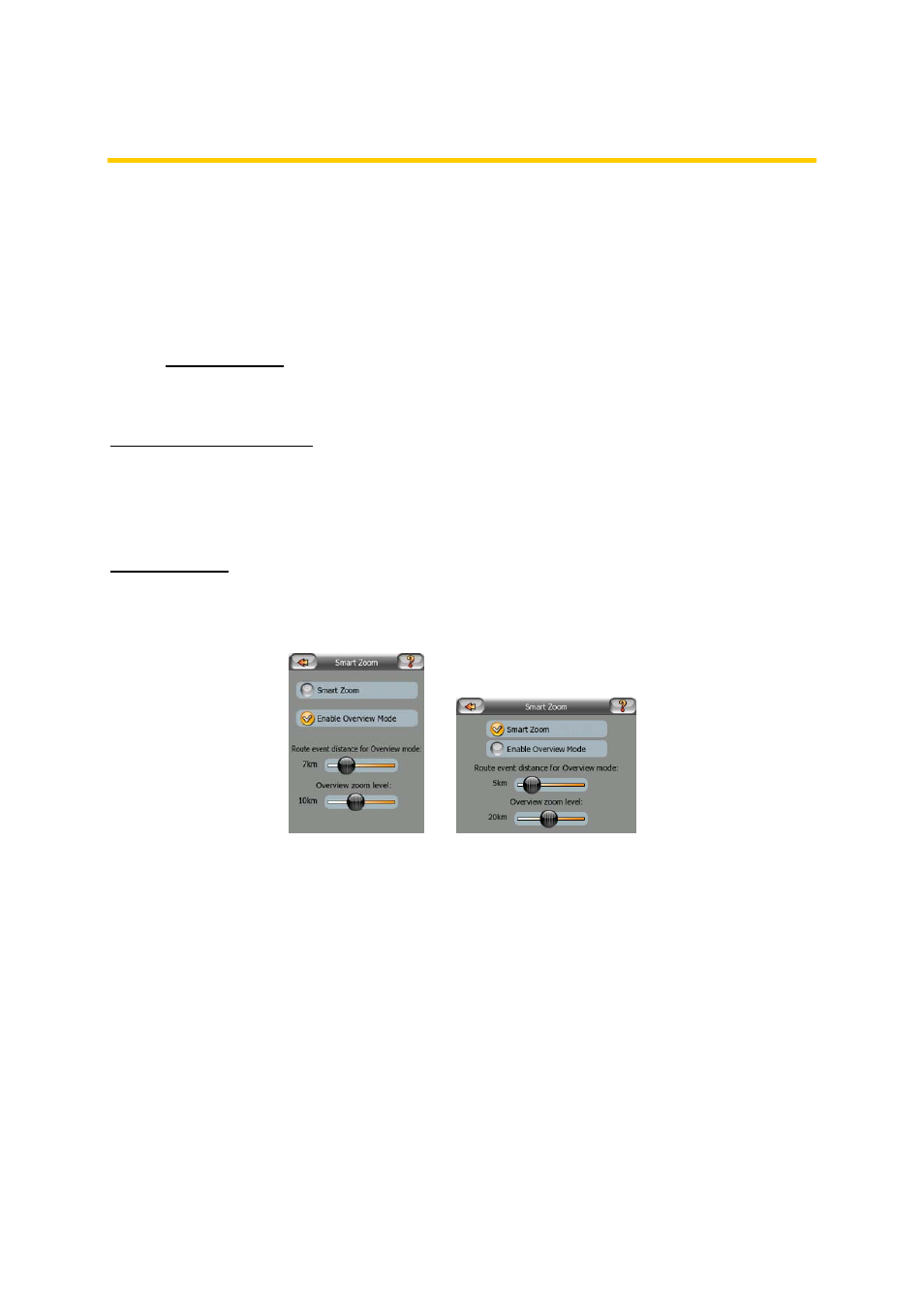 3 textured polygons, 5 smart zoom, 1 enable smart zoom | 2 enable overview mode | Mio P350 User Manual | Page 92 / 105