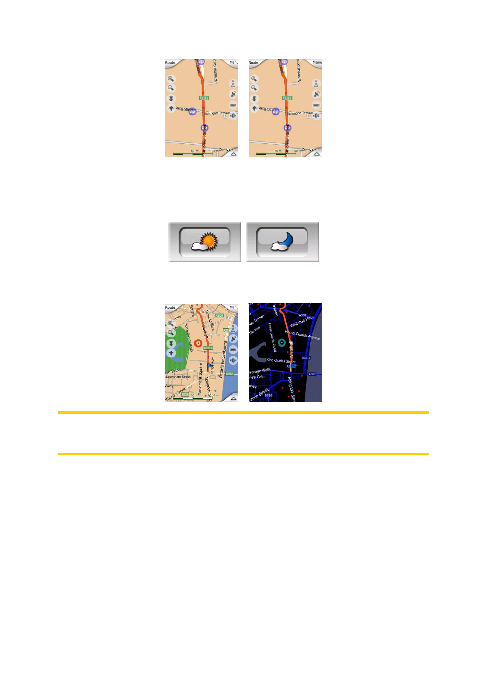 Daylight & night modes (switch), Manage poi (points of interest), 2 daylight & night modes (switch) 4.5.2.3 manage | Points of interest) | Mio MioMap v3.2 User Manual | Page 37 / 83