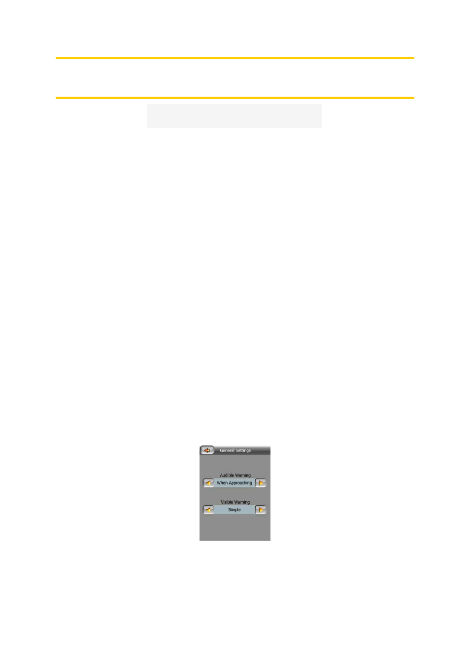 Enable speed camera warning, Speed camera options, Audible warning | 4 enable, Speed, Camera warning, 5 speed, Camera options, 1 audible warning | Mio MioMap v3.2 User Manual | Page 68 / 83