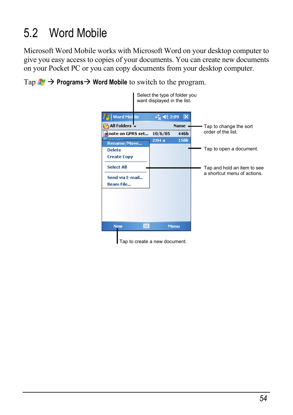 2 word mobile | Mio pmn User Manual | Page 62 / 100