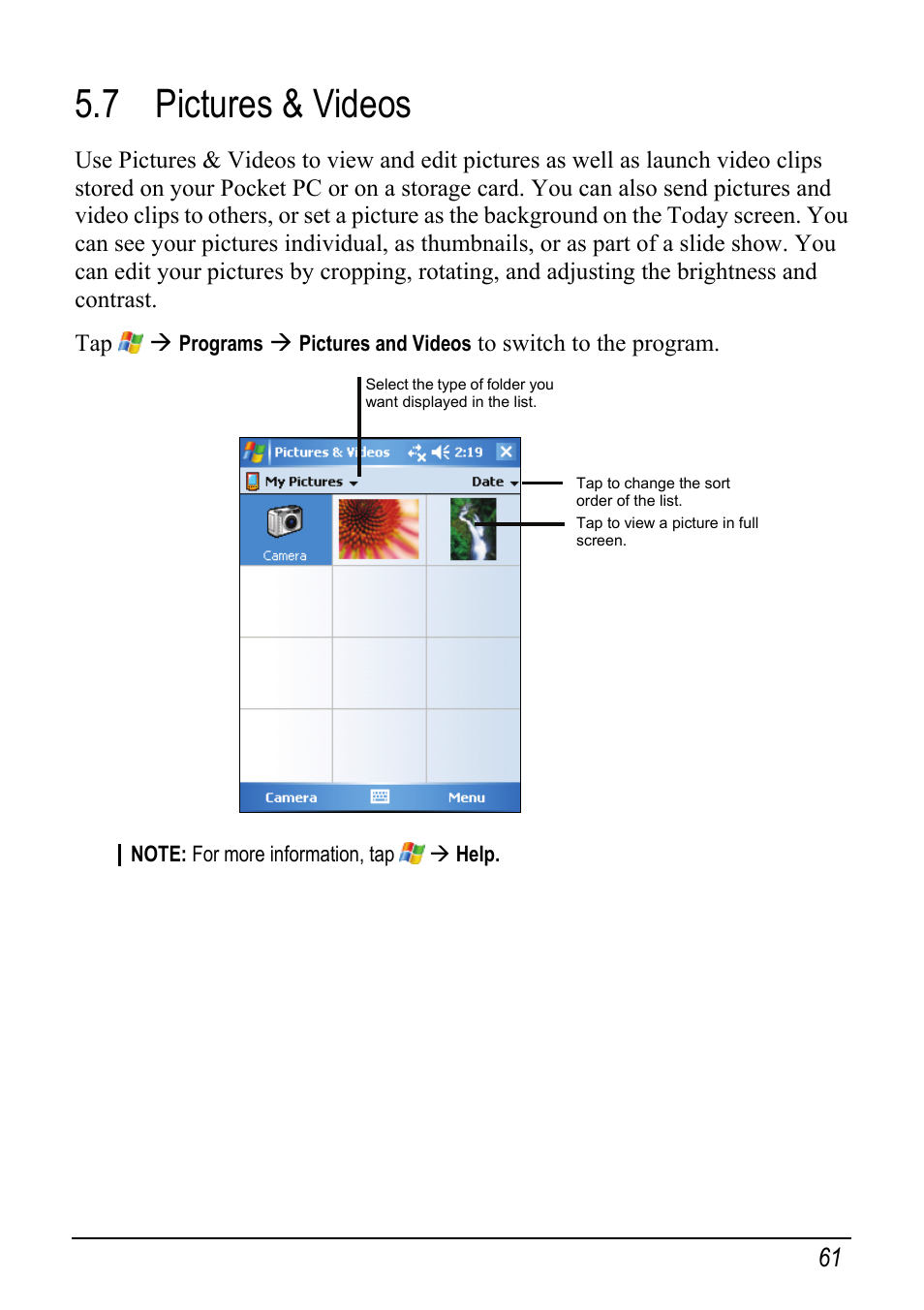 7 pictures & videos | Mio pmn User Manual | Page 69 / 100