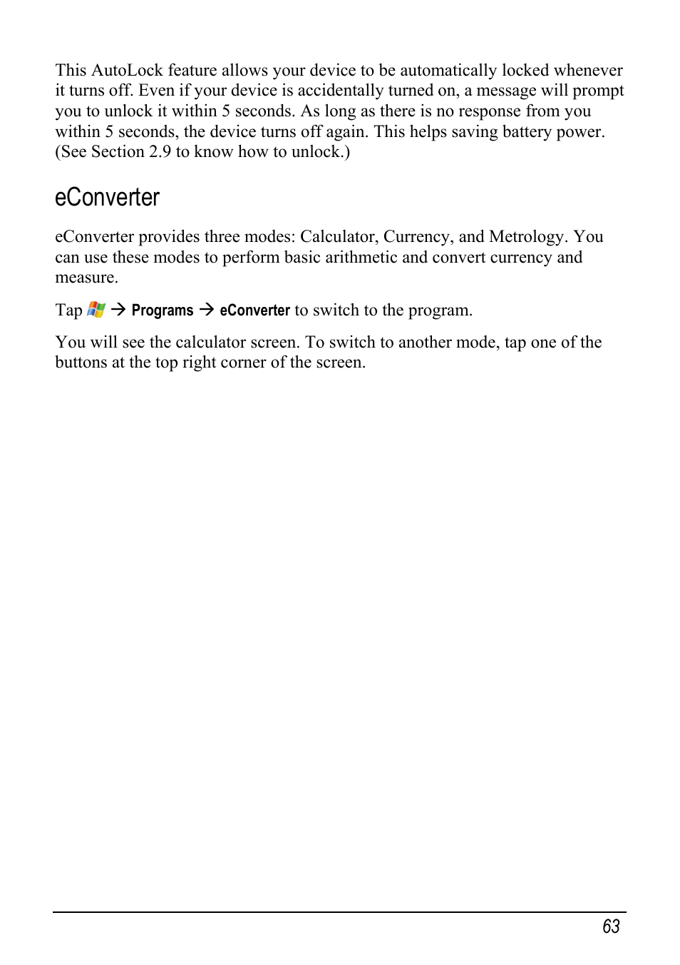 Econverter | Mio pmn User Manual | Page 71 / 100
