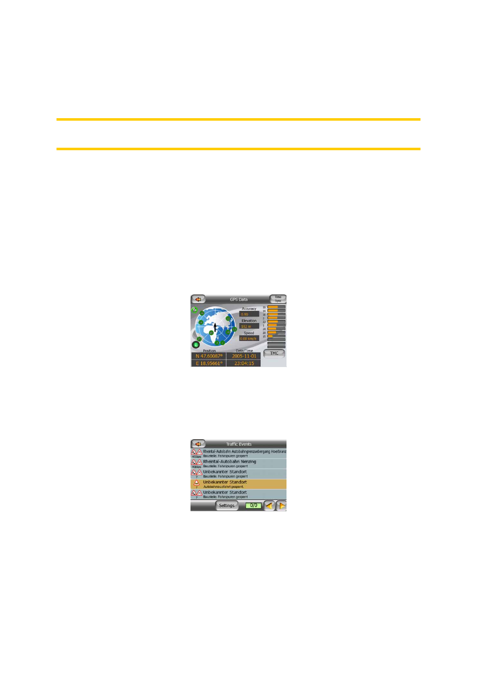 Tmc (traffic message channel), List of tmc messages, Tmc control center | 7 tmc, Traffic, Message channel), 1 list, Of tmc messages, 2 tmc, Control center | Mio MioMap User Manual | Page 49 / 84