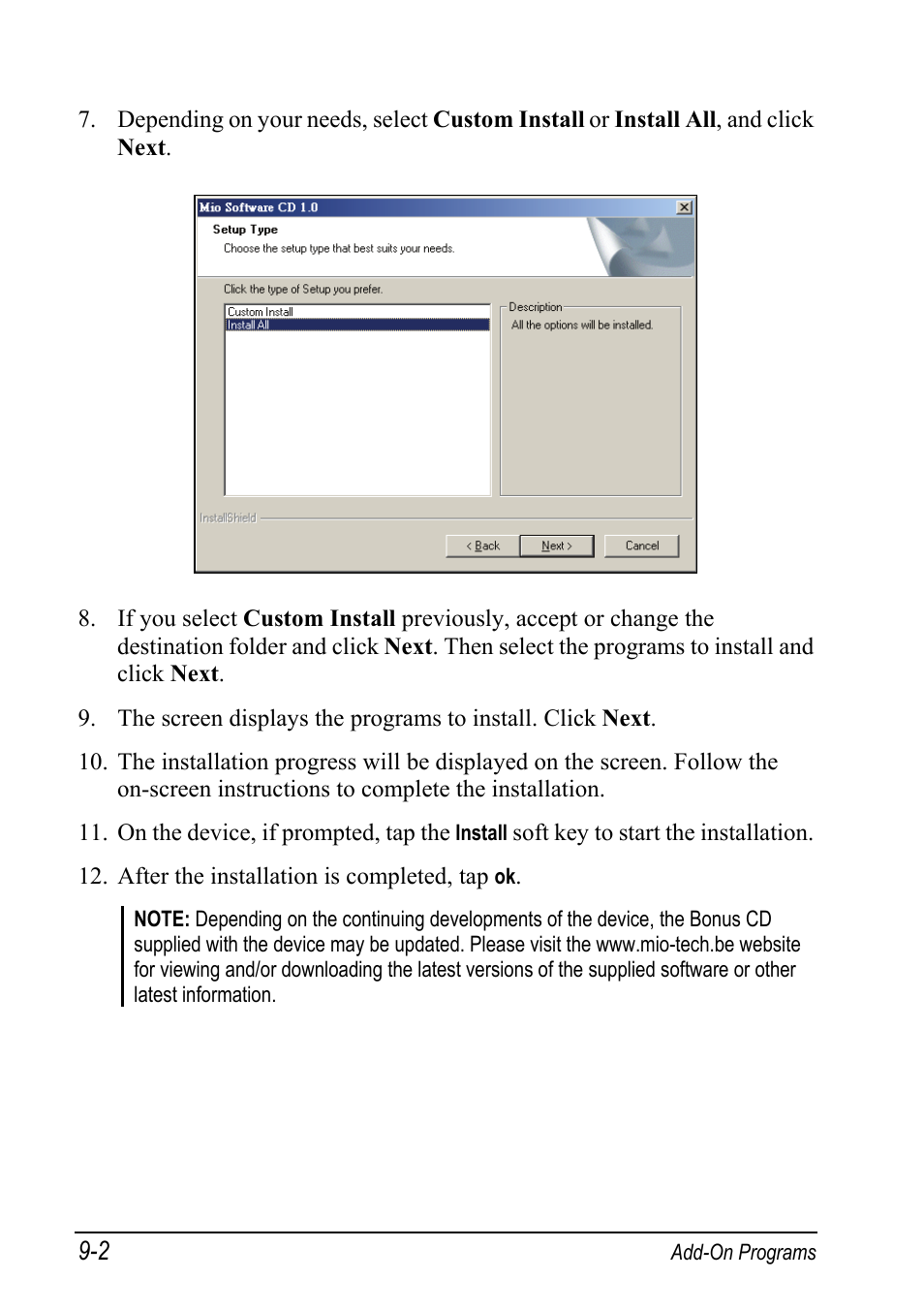 Mio A501 User Manual | Page 166 / 202