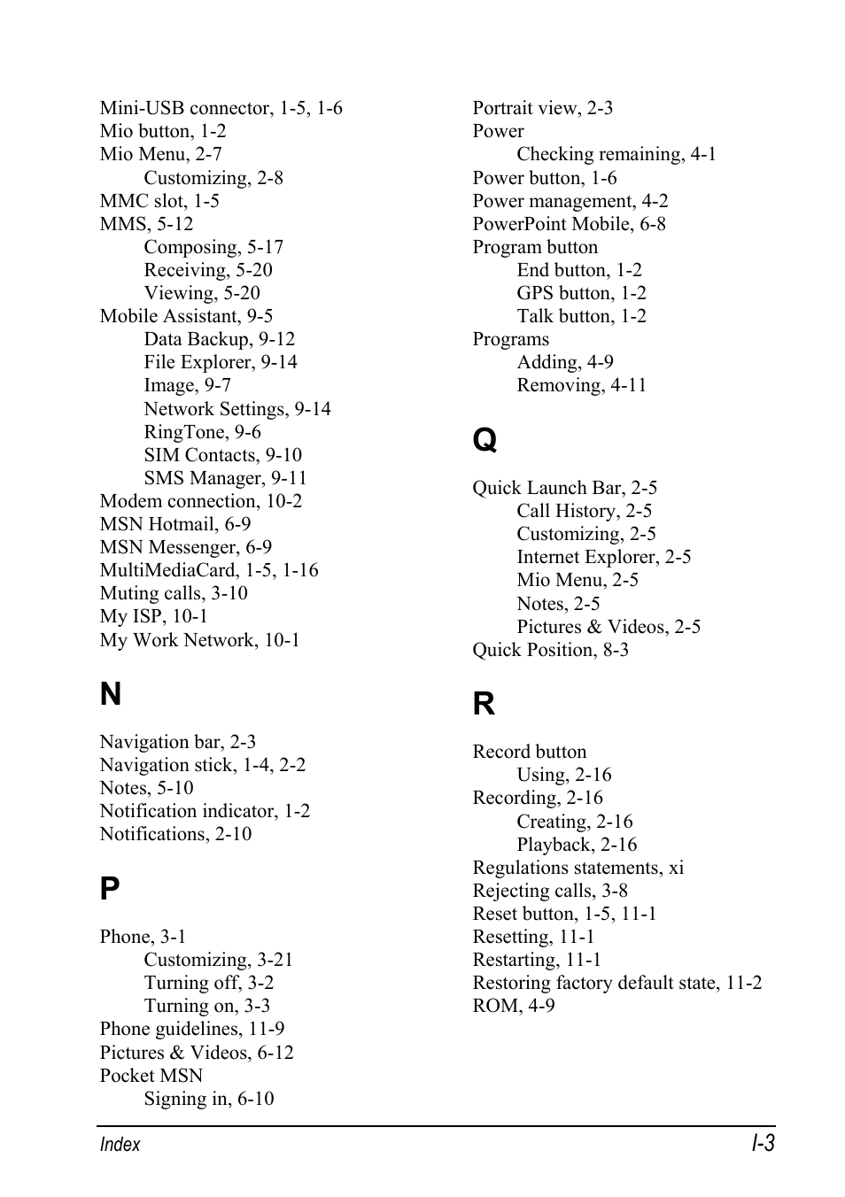 Mio A501 User Manual | Page 201 / 202