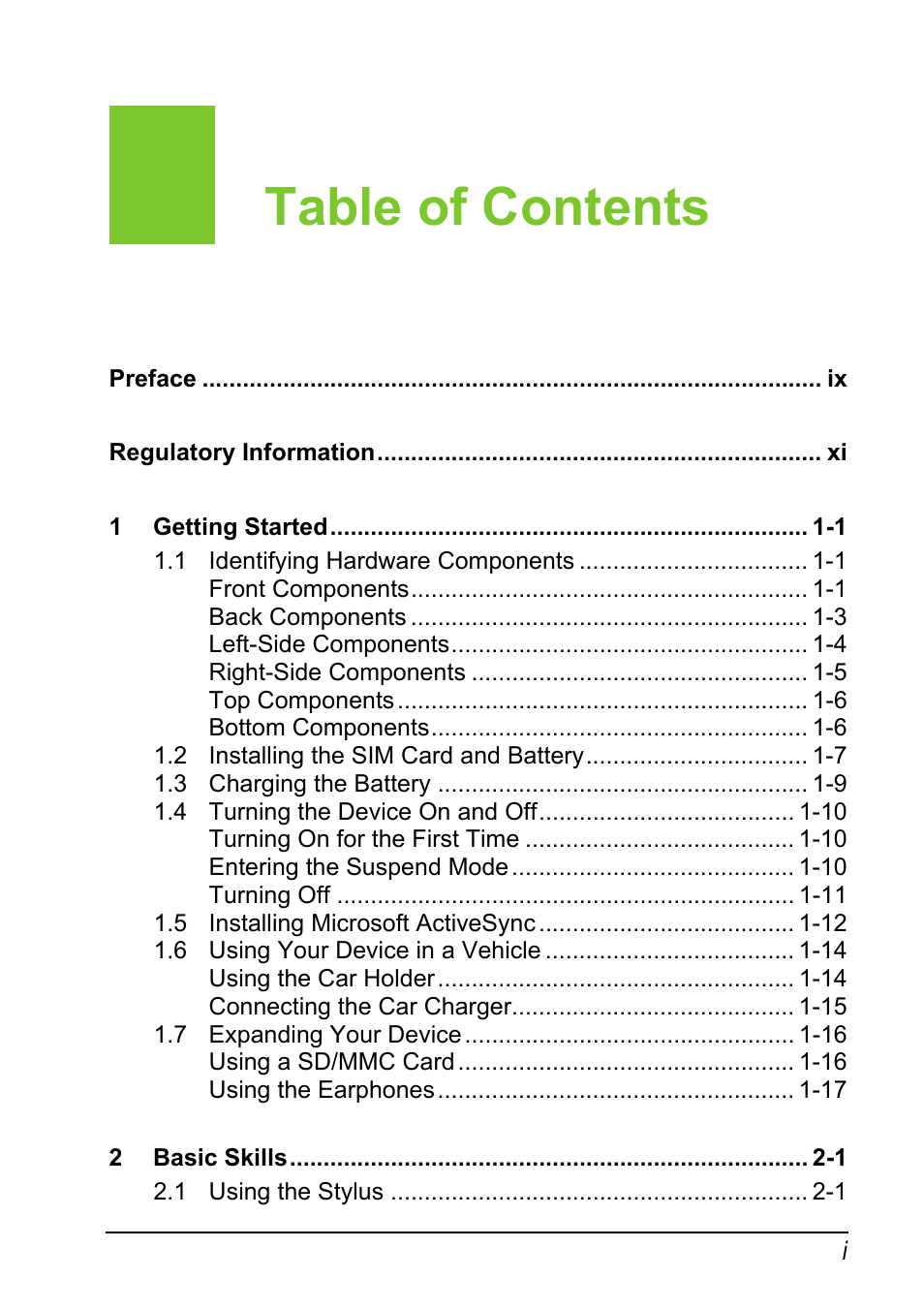 Mio A501 User Manual | Page 3 / 202