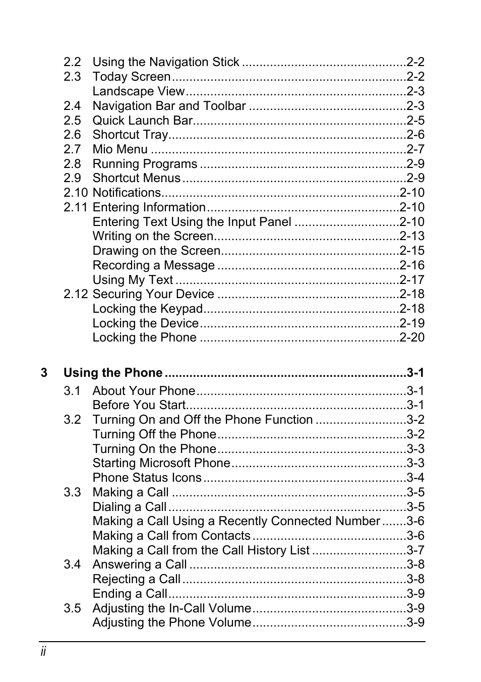 Mio A501 User Manual | Page 4 / 202