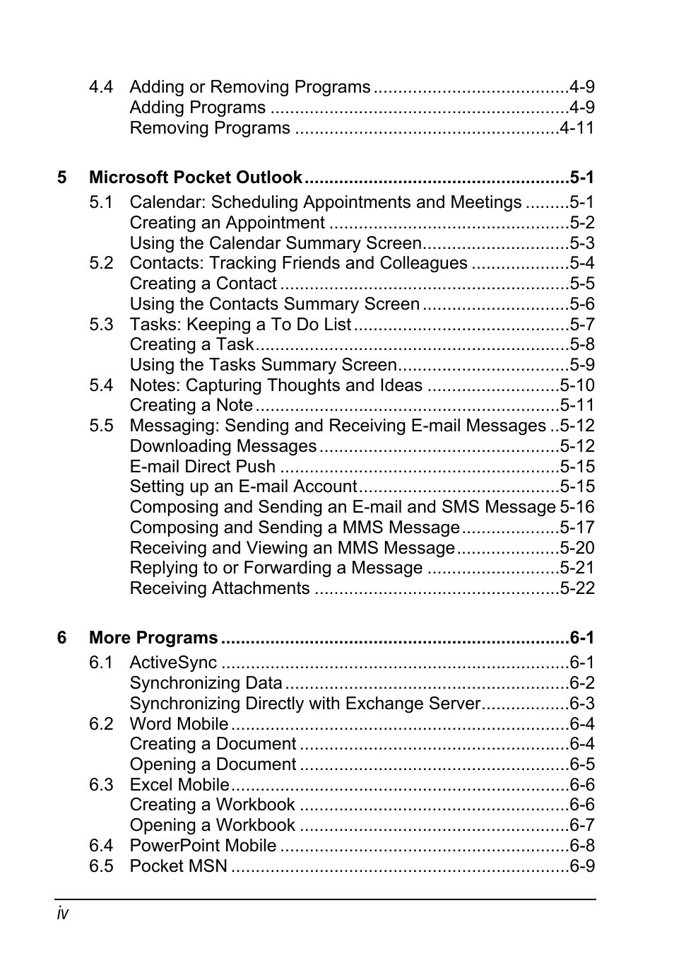 Mio A501 User Manual | Page 6 / 202