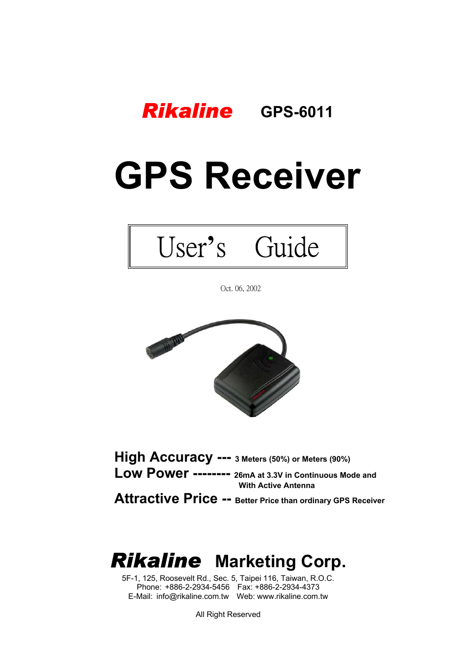 Mio GPS-6011 User Manual | 19 pages