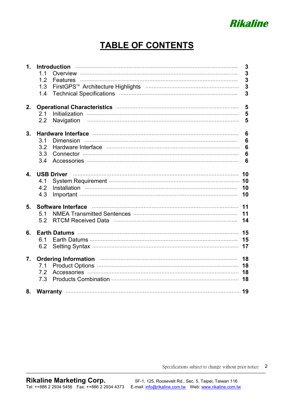 Mio GPS-6011 User Manual | Page 2 / 19