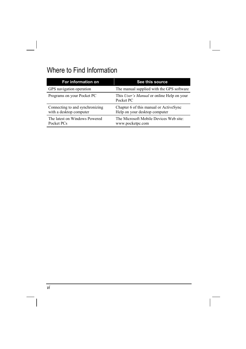 Where to find information | Mio A201 User Manual | Page 8 / 122