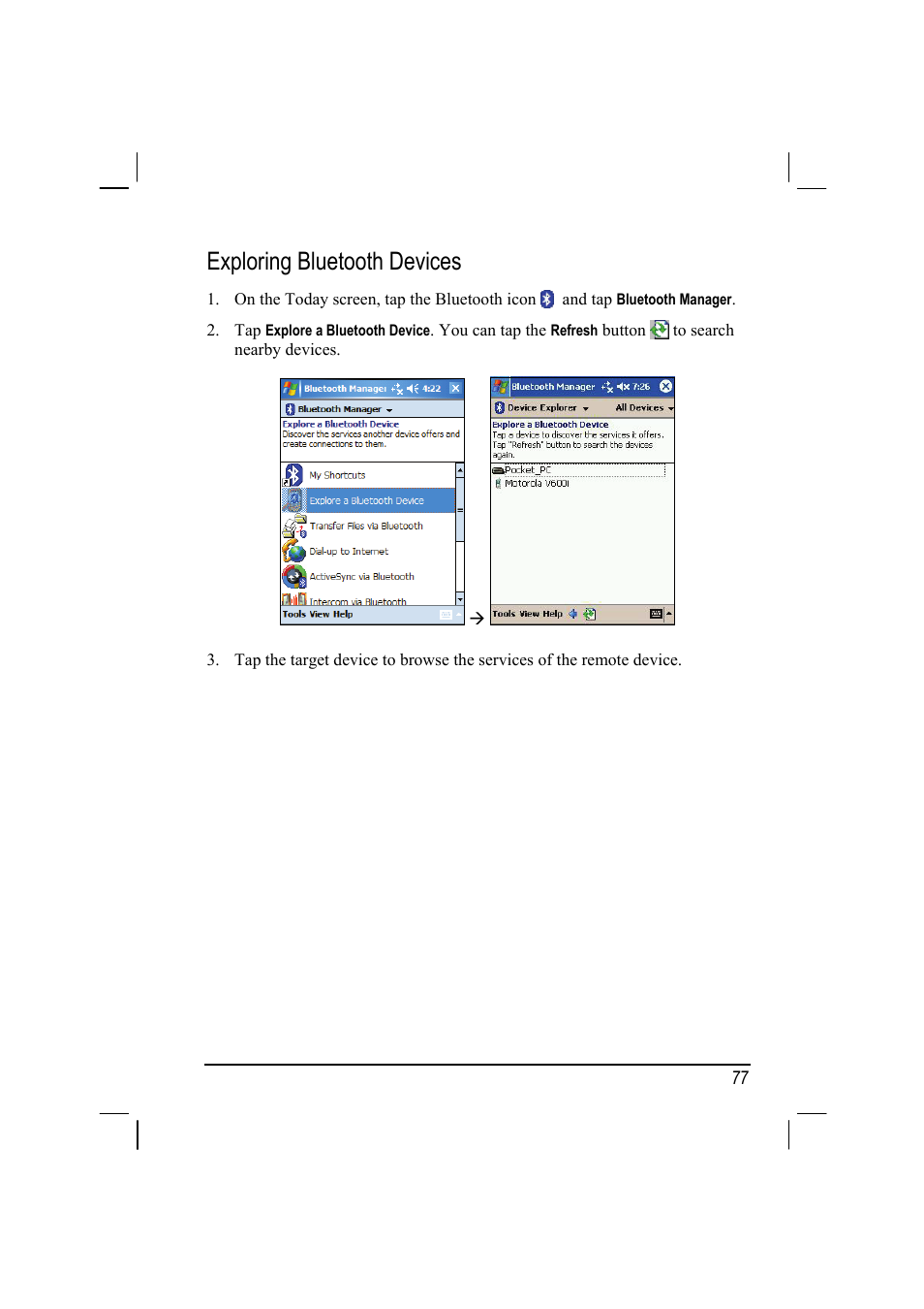 Exploring bluetooth devices | Mio A201 User Manual | Page 85 / 122