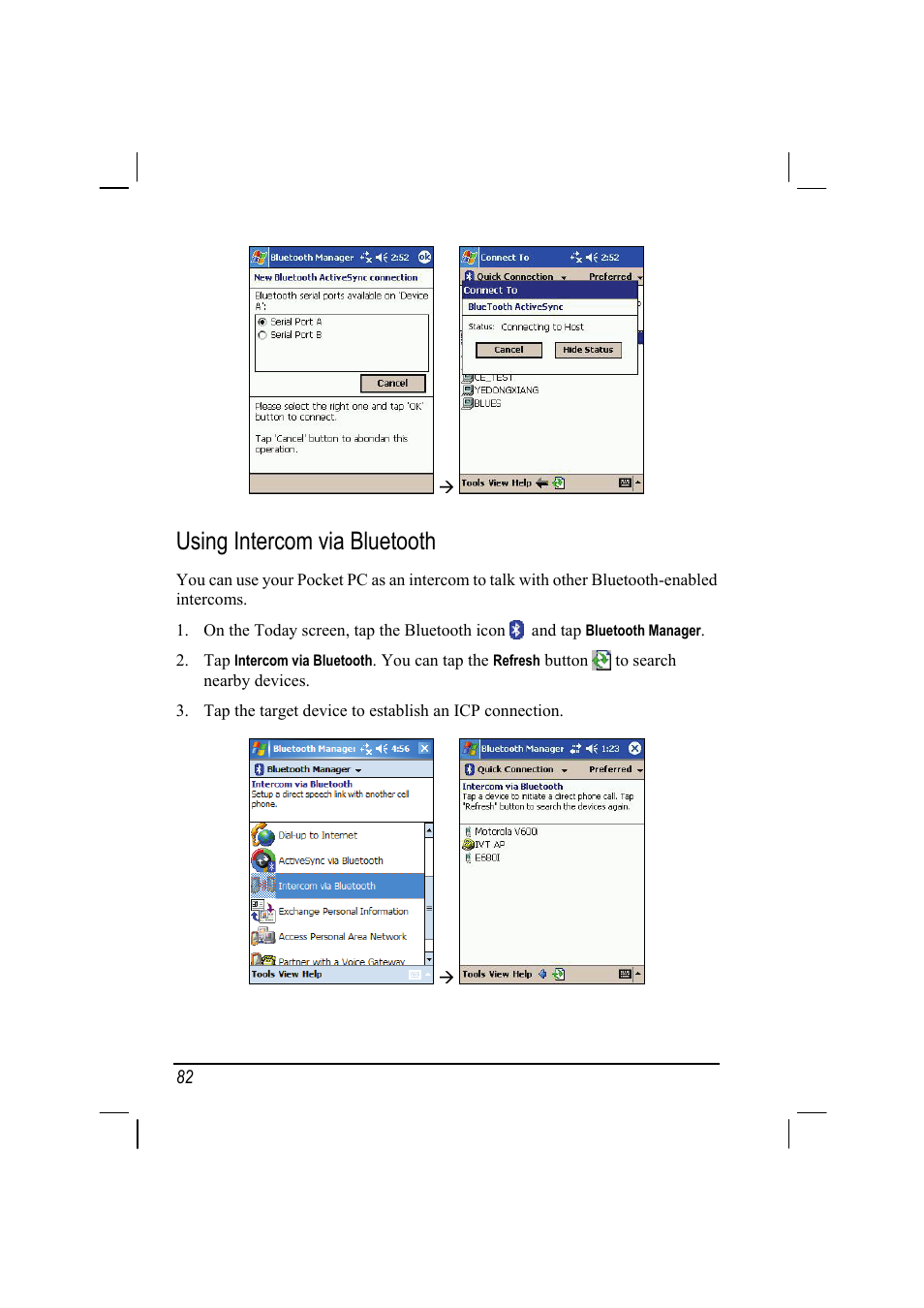 Using intercom via bluetooth | Mio A201 User Manual | Page 90 / 122