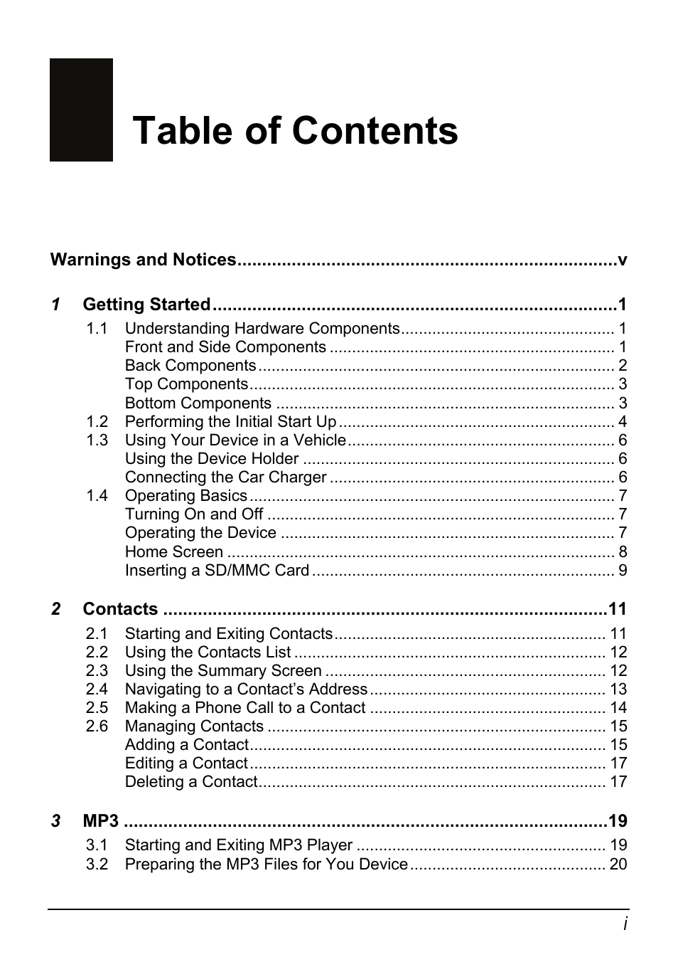 Mio Digi Walker C510 User Manual | Page 3 / 86