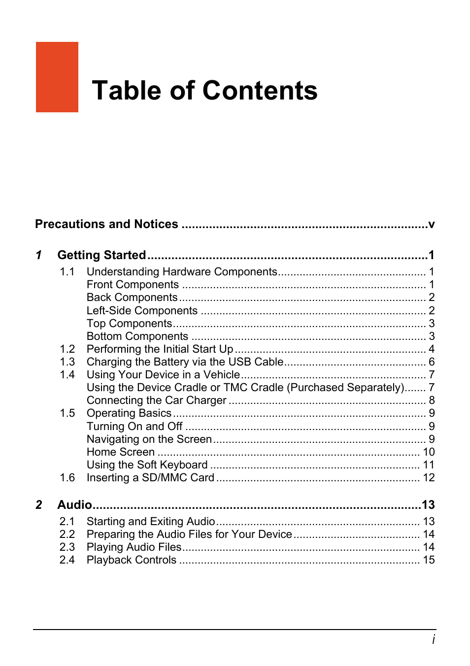 Mio c320 User Manual | Page 3 / 54