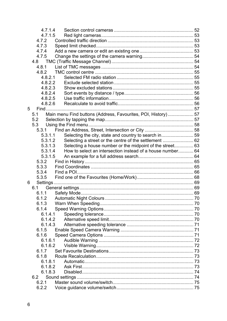 Mio MIOMAP C220 User Manual | Page 6 / 86