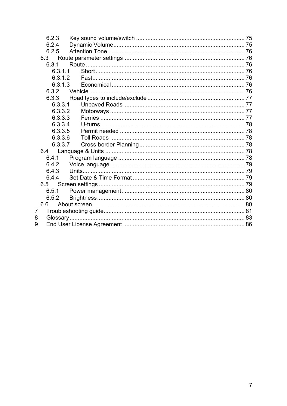 Mio MIOMAP C220 User Manual | Page 7 / 86