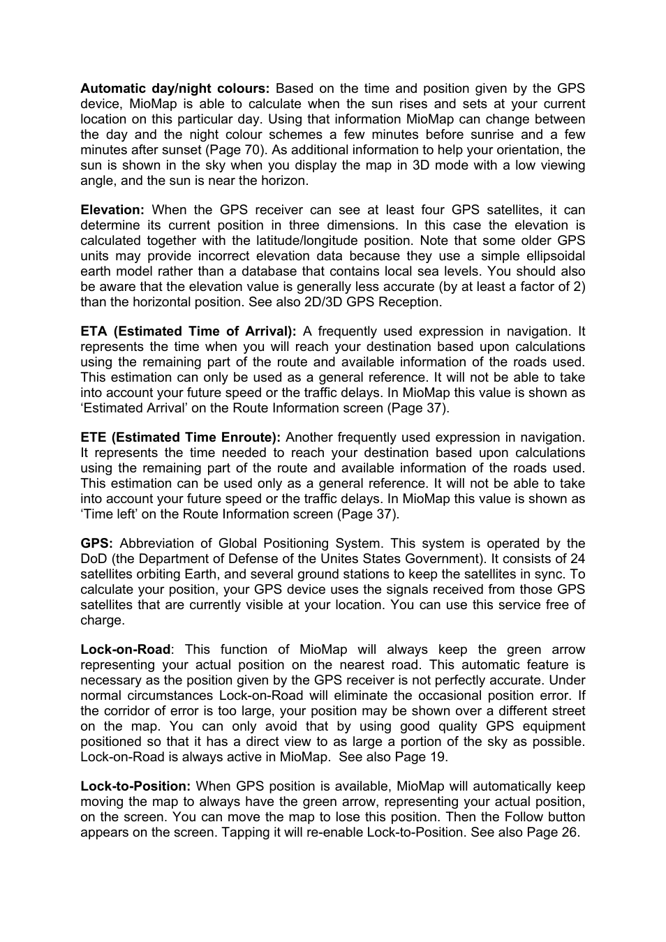 Mio MIOMAP C220 User Manual | Page 84 / 86